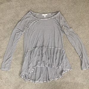 Nordstrom BP. Black and White Long Sleeve Shirt